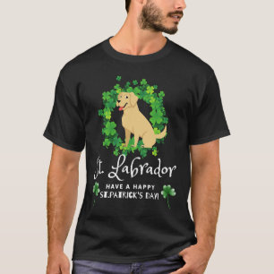 St Labrador St Patrick's Day Dog T-Shirt