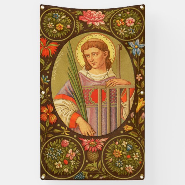 St. Lawrence of Rome (PM 04) Banner 1 (Vertical)