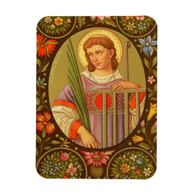 St. Lawrence of Rome (PM 04) Magnet (Vertical)