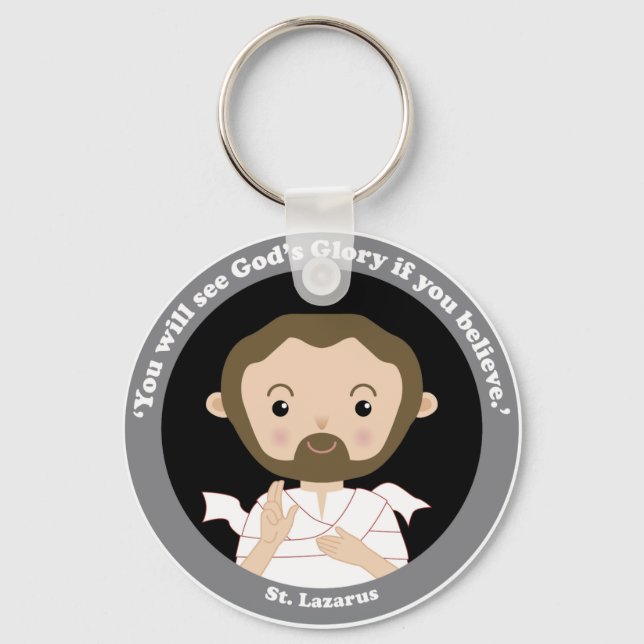 St. Lazarus Key Ring (Front)