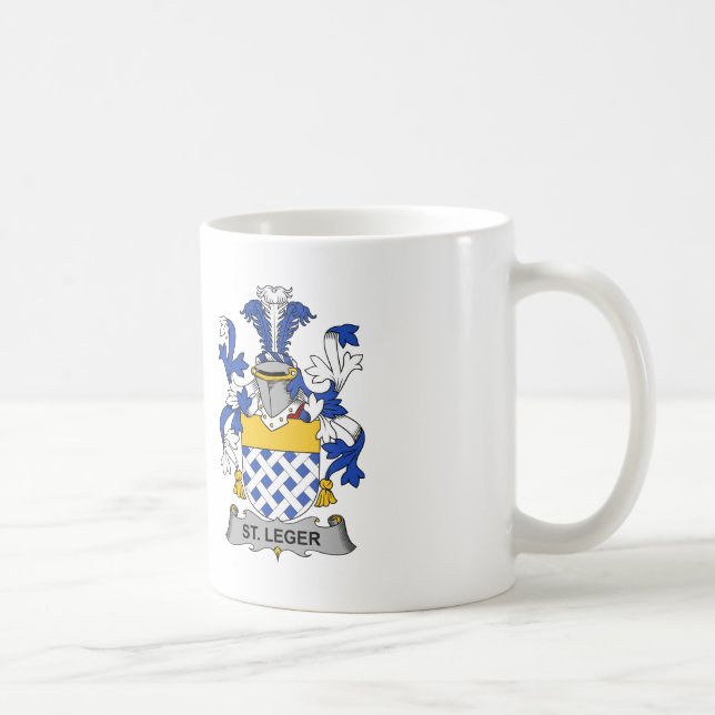 St. Leger Family Crest Coffee Mug (Right)