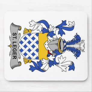 St. Leger Family Crest Mouse Mat