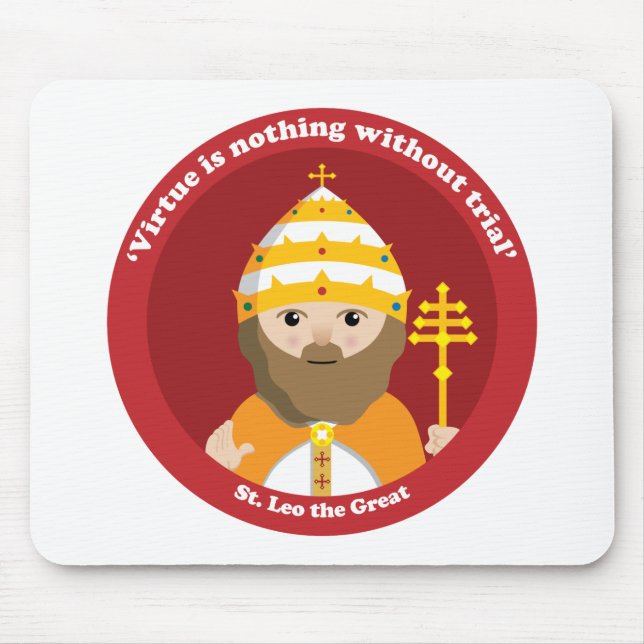 St. Leo the Great Mouse Mat (Front)