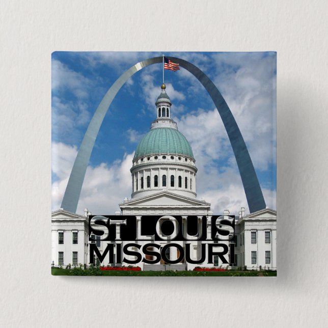 St Louis 15 Cm Square Badge (Front)
