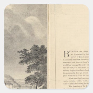 St. Louis, 1832 Square Sticker