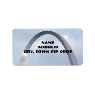 St. Louis Arch Address Labels