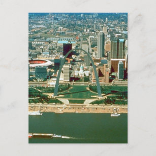 St. Louis Arch and Skyline Postcard