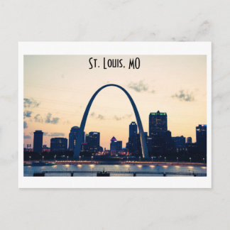 St. Louis Arch During Sunset Postcard