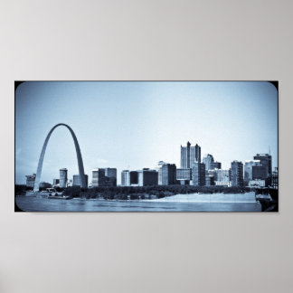 st. louis arch poster