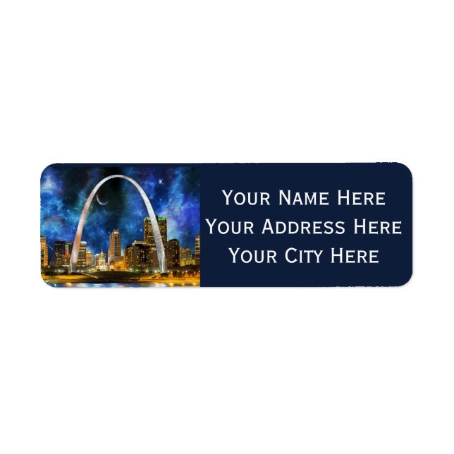 St. Louis Arch Return Address Labels (Front)