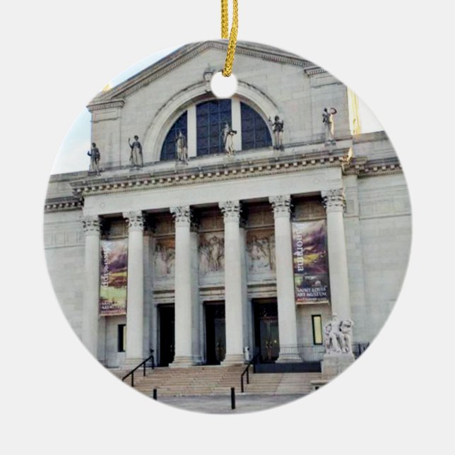 St. Louis Art Museum, Saint Louis, Christmas, Ceramic Tree Decoration (Front)