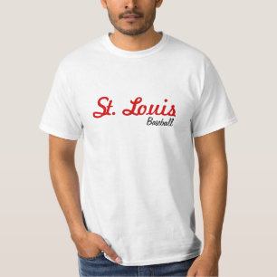 ST. LOUIS BASEBALL WHITE VALUE T-SHIRT