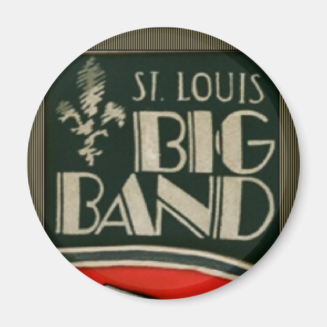 St. Louis Big Band Magnet (Front)