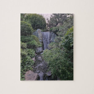 St. Louis Botanical Garden waterfall Jigsaw Puzzle