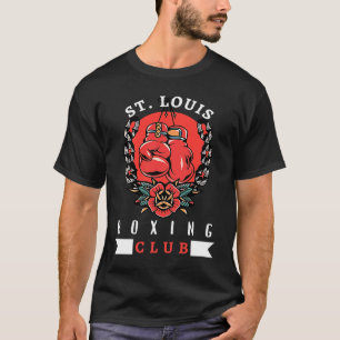 St Louis Boxing Club vintage distressed Boxer T-Shirt
