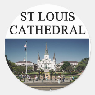 ST LOUIS CATHEDRAL new orleans Classic Round Sticker