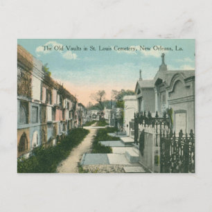 St. Louis Cemetery, New Orleans Vintage Postcard