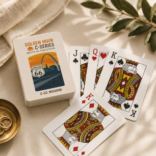 St. Louis Centennial Gateway Sunset Deck Playing Cards