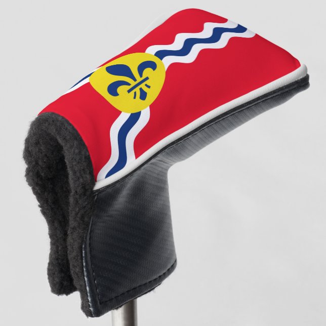 St. Louis city flag Golf Head Cover (3/4 Front)
