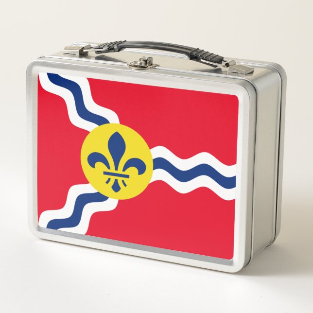St. Louis city flag Metal Lunch Box (Front)
