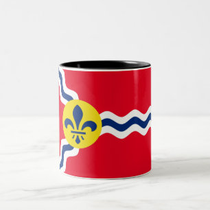 St. Louis city flag Two-Tone Coffee Mug