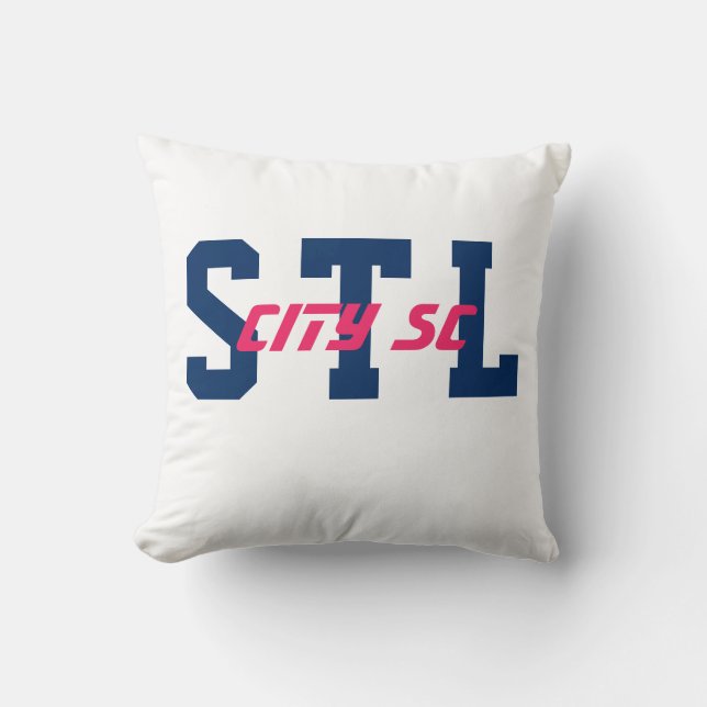 St. Louis City SC soccer Throw Pillow  (Front)
