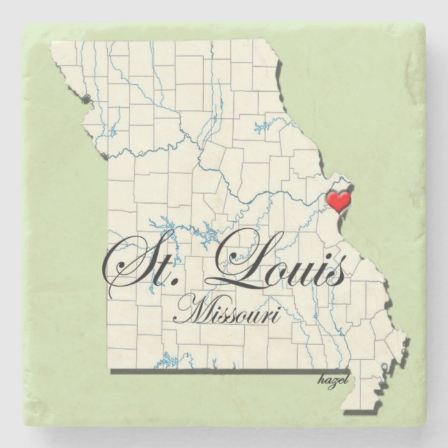 St. Louis Coaster, Saint Louis Coasters, Stone Coaster (Front)