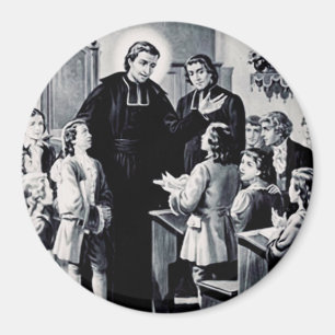 St. Louis de Montfort - True Devotion to Mary Art Magnet
