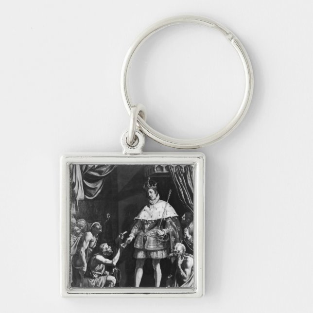 St. Louis  Distributing Alms, c.1615-20 Key Ring (Front)