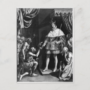 St. Louis Distributing Alms, c.1615-20 Postcard