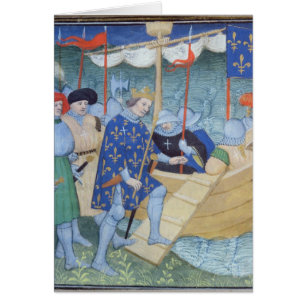 St. Louis embarking for the Crusades