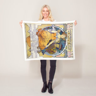 St. Louis Exhibition, Mucha Fleece Blanket