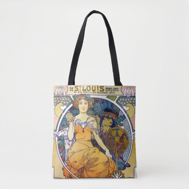 St. Louis Exhibition, Mucha Tote Bag (Front)