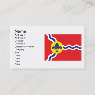 St. Louis flag Business Card