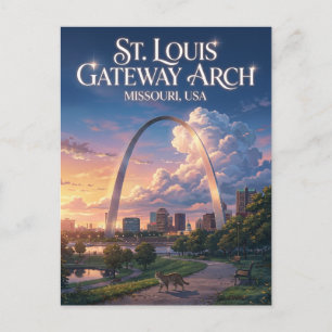 St. Louis Gateway Arch Missouri Postcard