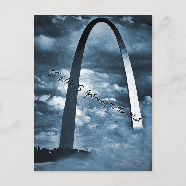 ST LOUIS -Gateway to the West Postcard (Front)