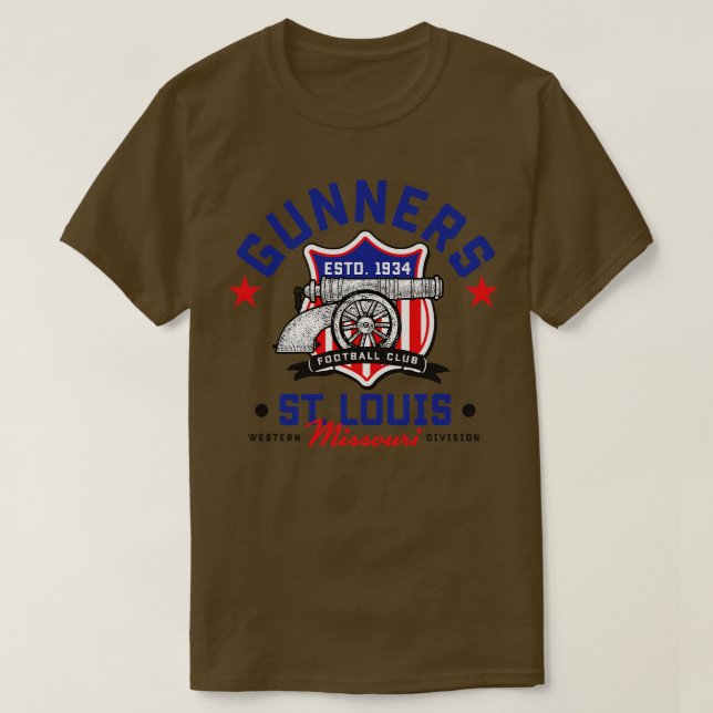 St Louis Gunners T-Shirt (Design Front)
