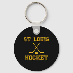 St. Louis Ice Hockey Sticks State Outile Stl Tee  Key Ring
