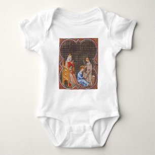 St. Louis IX of France Patron of Kings Art Baby Bodysuit