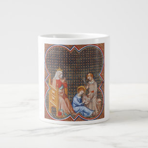 St. Louis IX of France Patron of Kings Art Large Coffee Mug
