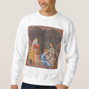 St. Louis IX of France Patron of Kings Art Sweatshirt