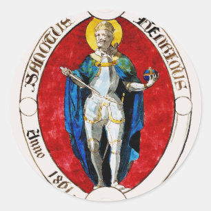 St. Louis IX of France Patron of Kings Classic Round Sticker