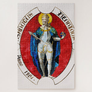 St. Louis IX of France Patron of Kings Jigsaw Puzzle