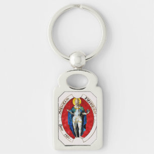 St. Louis IX of France Patron of Kings Key Ring