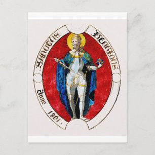 St. Louis IX of France Patron of Kings Postcard