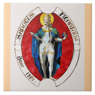 St. Louis IX of France Patron of Kings Tile