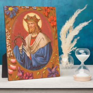 St. Louis IX (PM 05) 8"x10" Plaque 2 With Easel