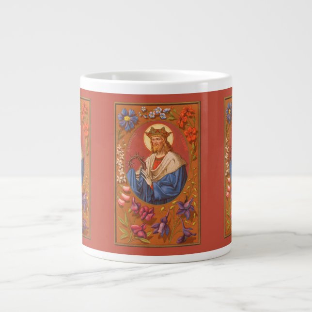 St. Louis IX the King (PL 05) Jumbo Mug #3 (Front)