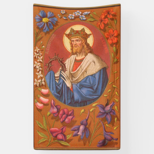 St. Louis IX the King (PM 05) Banner 1 (Vertical)