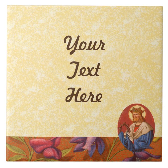 St. Louis IX the King (PM 05) DIY Design Tile (Front)